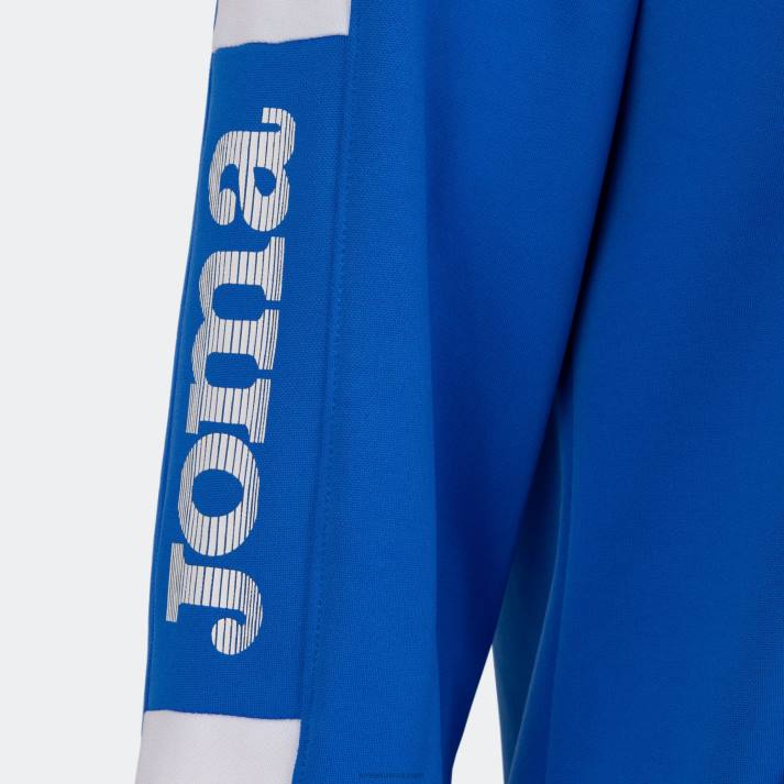 Joma 82P4R2111 أزرق ملكي أبيض بطولة سترة مقنعين الرابع نحيف