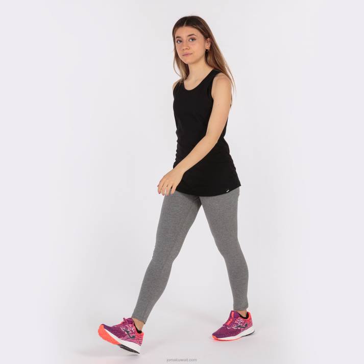 Joma 82P4R2113 أسود واحة أعلى الخزان نحيف