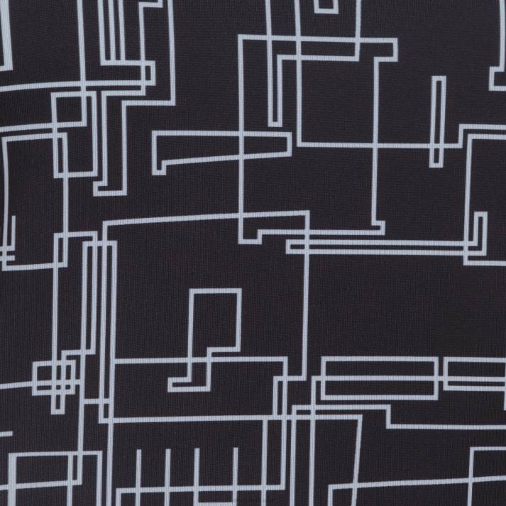 Joma 82P4R2115 أسود قميص قصير الأكمام النخبة الثامن نحيف