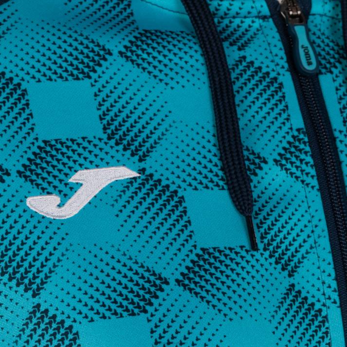 Joma 82P4R2119 الأزرق الداكن الفيروز الفلوريسنت سترة سوبرنوفا مقنعين III نحيف