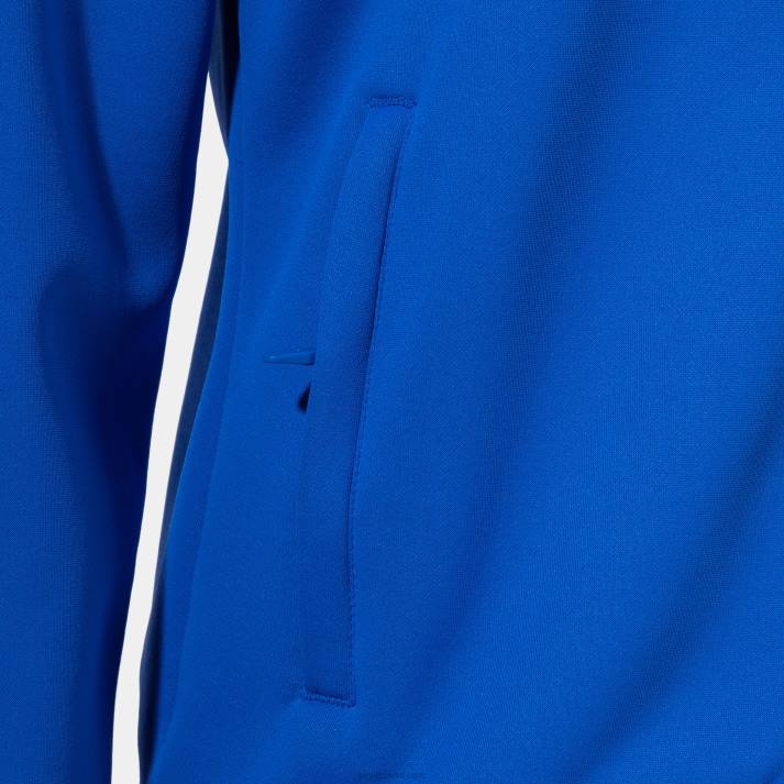 Joma 82P4R2136 الأزرق الملكي الأزرق الداكن الأبيض طاقم سترة مقنعين v نحيف