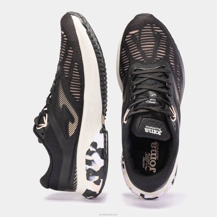 Joma 82P4R2137 أسود حذاء الجري r.hispalis 23 نحيف