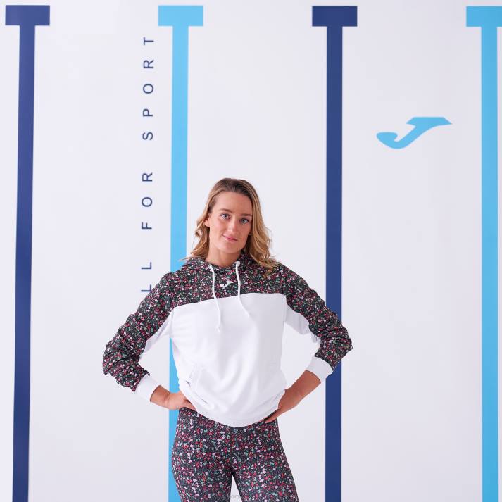 Joma 82P4R2142 أسود وردي كاكي لباس ضيق طويل دافني نحيف