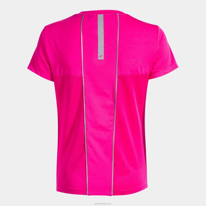 Joma 82P4R2147 لون القرنفل قميص قصير الأكمام r-night نحيف