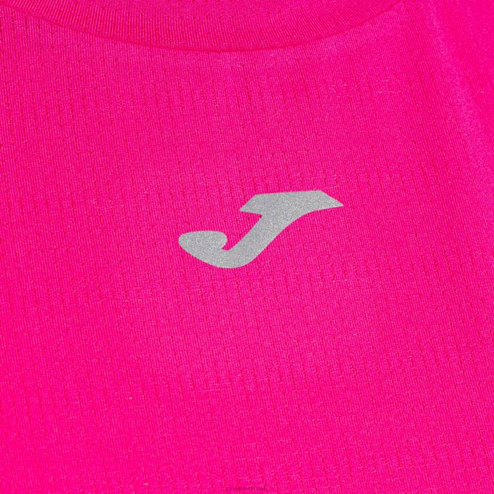 Joma 82P4R2147 لون القرنفل قميص قصير الأكمام r-night نحيف