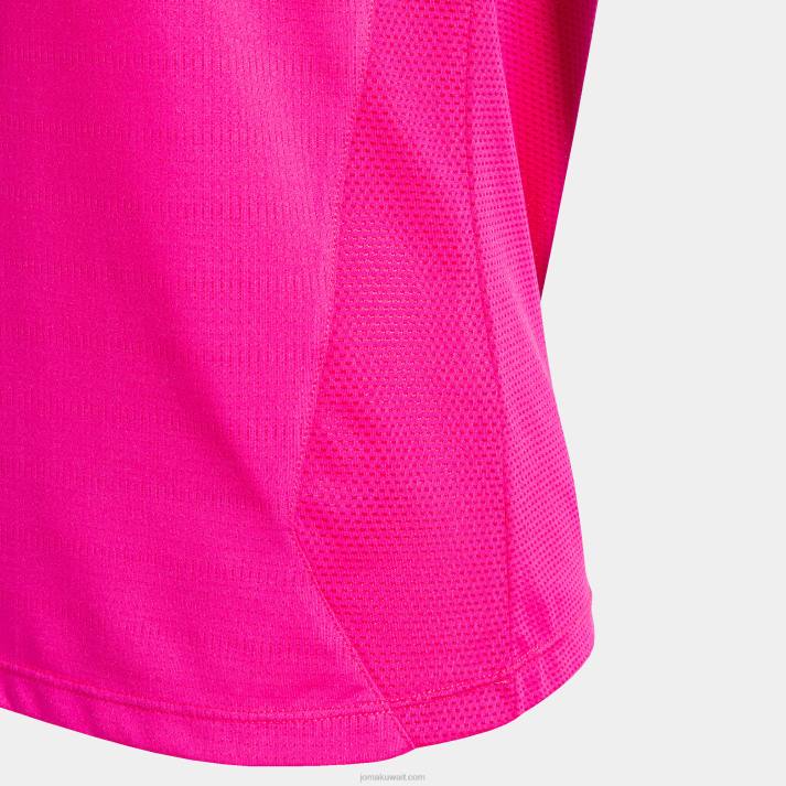 Joma 82P4R2147 لون القرنفل قميص قصير الأكمام r-night نحيف