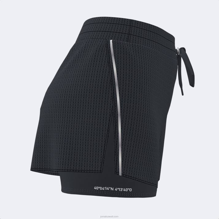 Joma 82P4R2148 أسود شورت ص الليل نحيف