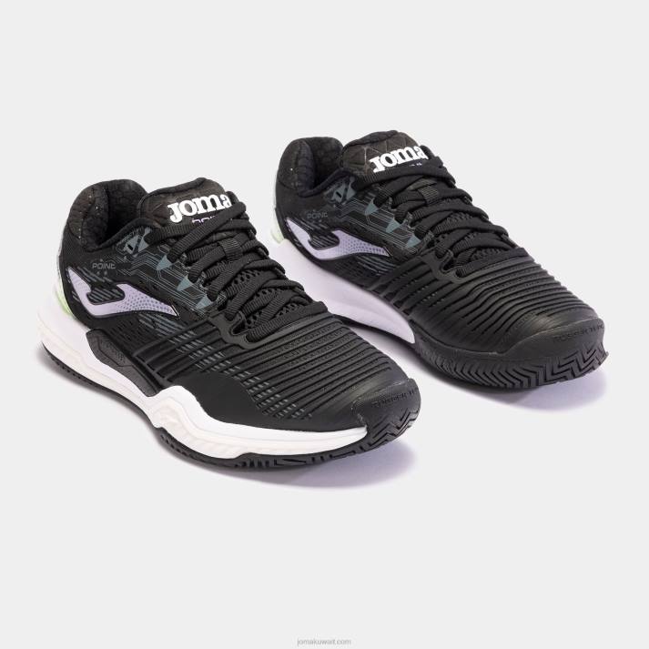 Joma 82P4R2149 أسود وردي أحذية تي نقطة 23 محكمة صلبة نحيف