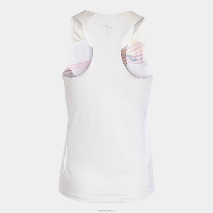 Joma 82P4R2151 أبيض النخبة أعلى الخزان x نحيف