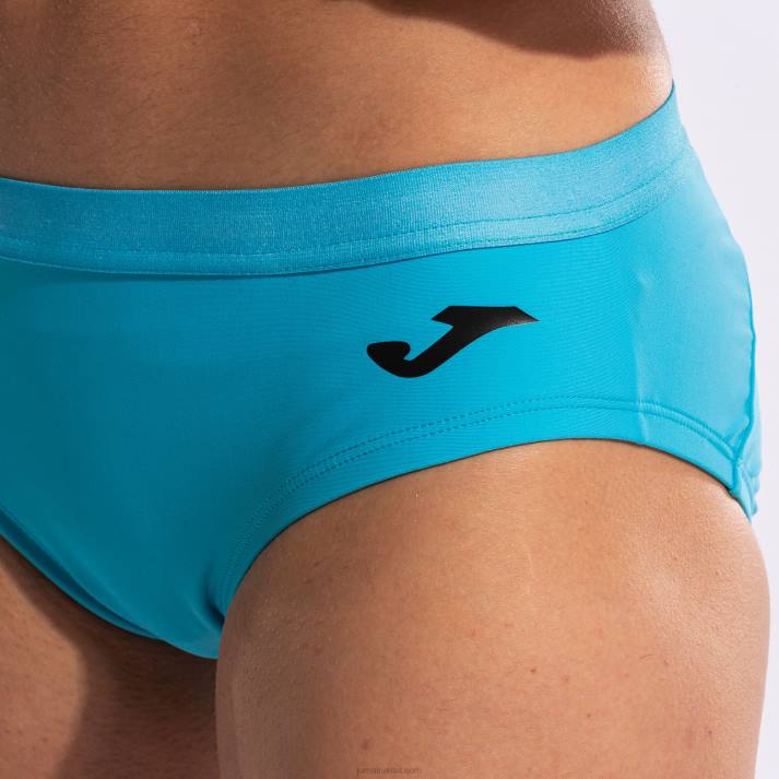 Joma 82P4R2152 الفيروز الفلوري منافسة الرقبة لتدفئة أوليمبيا الثاني نحيف