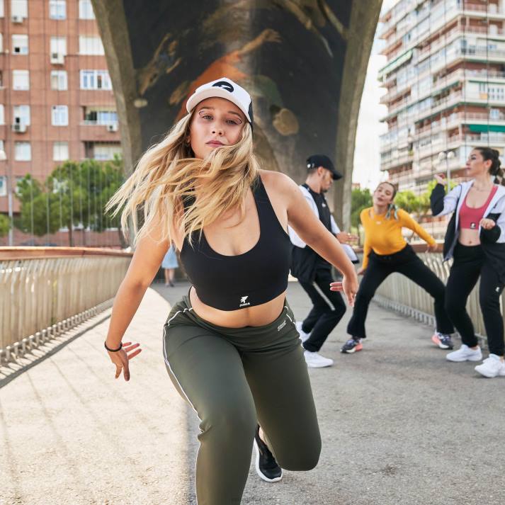 Joma 82P4R2161 أسود دافني حمالة الصدر الرياضية نحيف