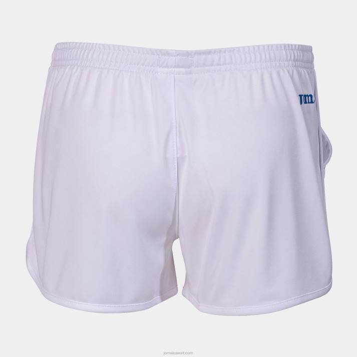 Joma 82P4R2166 أبيض شورت الاتحاد الايطالى للتنس نحيف