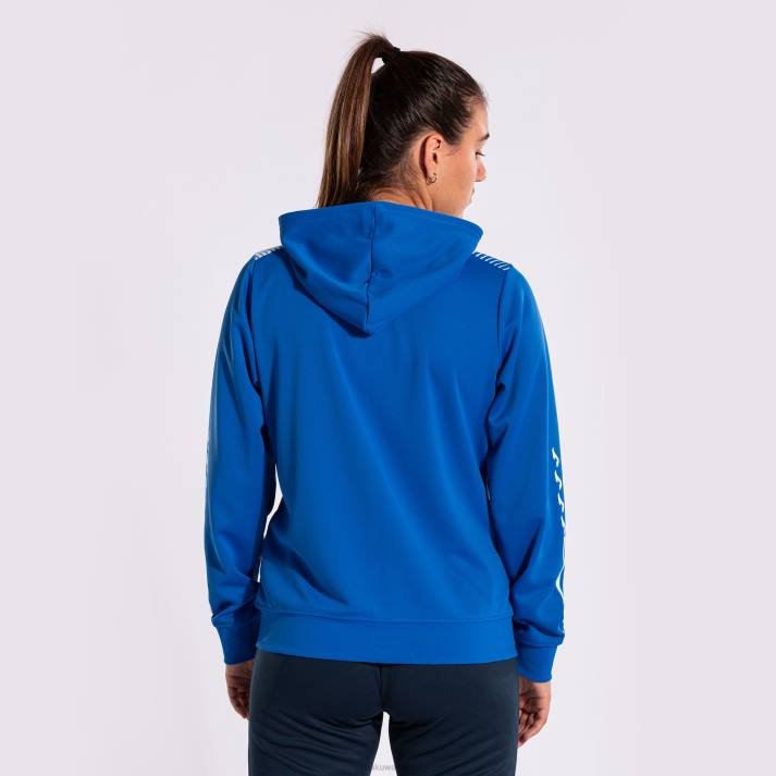 Joma 82P4R2168 أزرق ملكي أبيض سترة مقنعين صديقة للبيئة سوبرنوفا نحيف