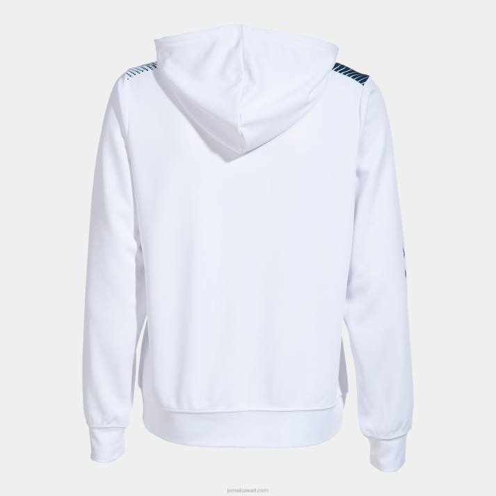 Joma 82P4R2169 أبيض كحلي سترة مقنعين صديقة للبيئة سوبرنوفا نحيف