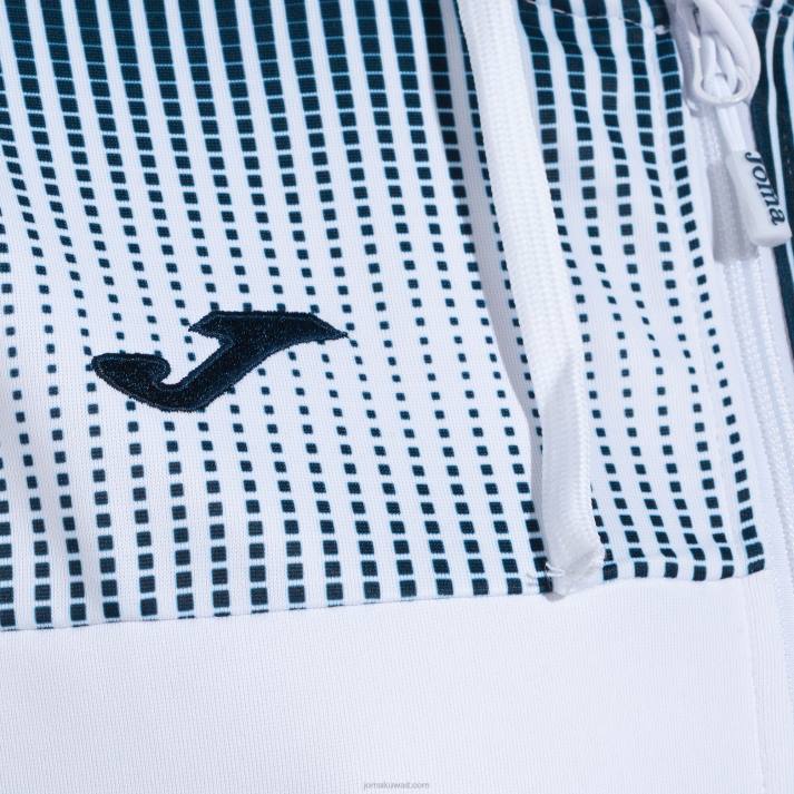 Joma 82P4R2169 أبيض كحلي سترة مقنعين صديقة للبيئة سوبرنوفا نحيف