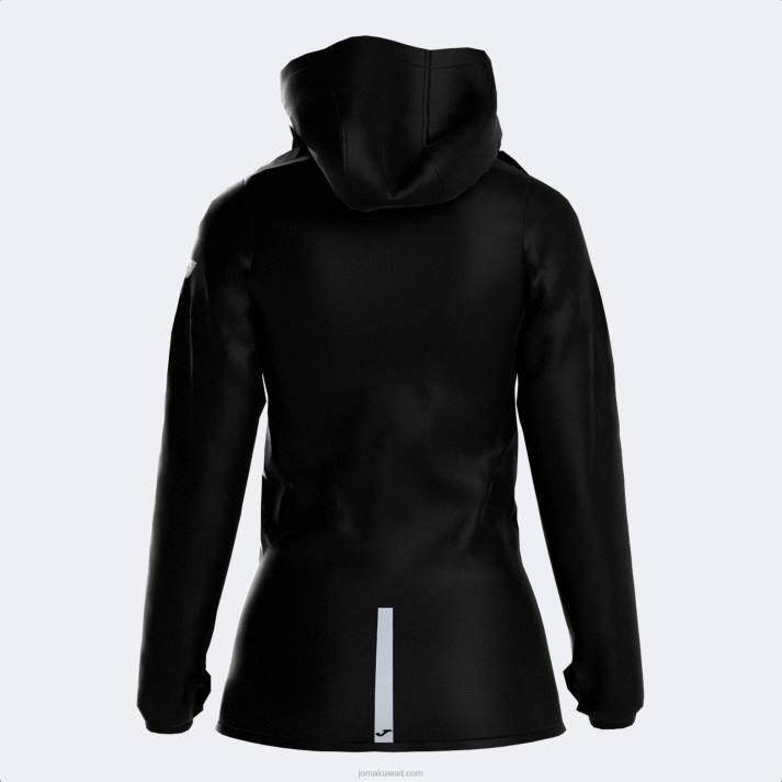 Joma 82P4R2176 أسود سترة واقية r- درب الطبيعة نحيف