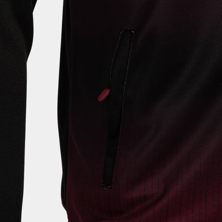 Joma 82P4R217 بورجوندي أسود جاكيت بغطاء رأس Tiger v رجال