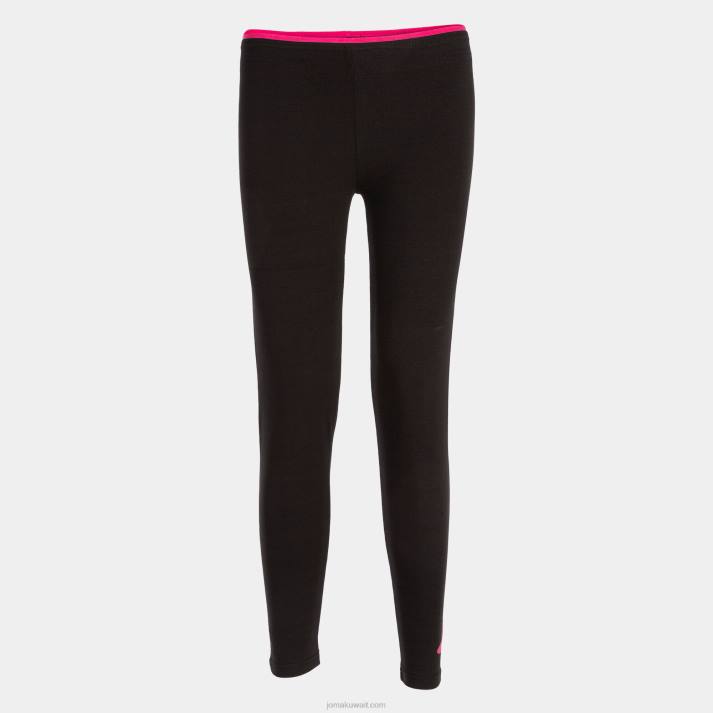 Joma 82P4R2183 الفوشيه الأسود لباس ضيق طويل الأسد نحيف