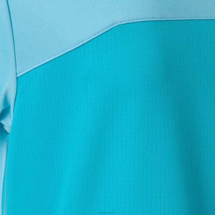 Joma 82P4R2192 السماء الزرقاء قميص قصير الأكمام الفائز الثاني نحيف