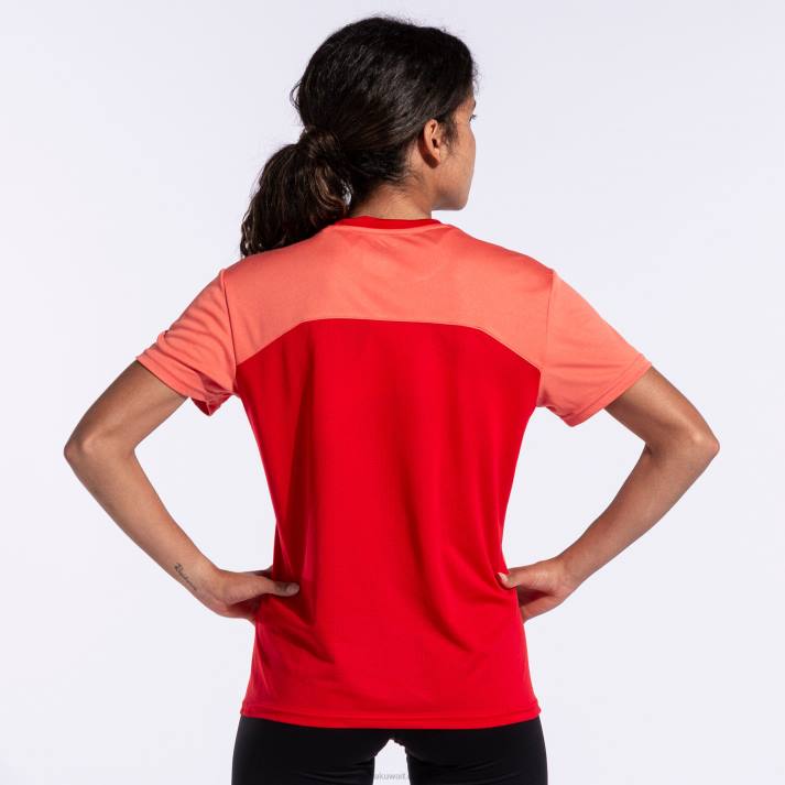 Joma 82P4R2194 الفلورسنت البرتقالي قميص قصير الأكمام الفائز الثاني نحيف