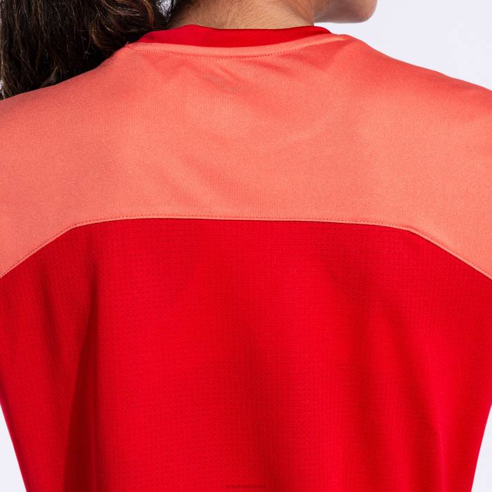 Joma 82P4R2194 الفلورسنت البرتقالي قميص قصير الأكمام الفائز الثاني نحيف