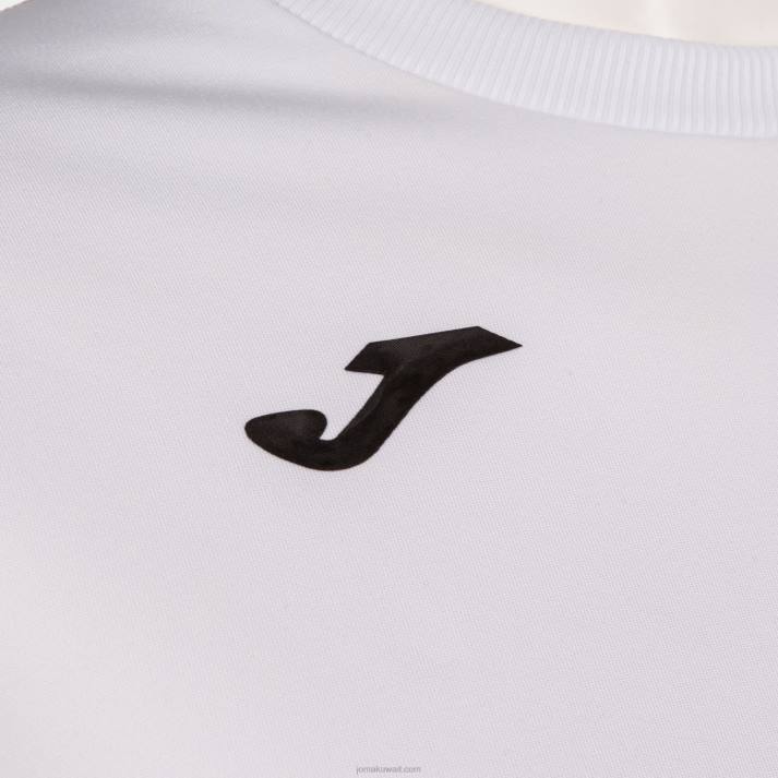 Joma 82P4R2195 أبيض كسر قميص من النوع الثقيل نحيف