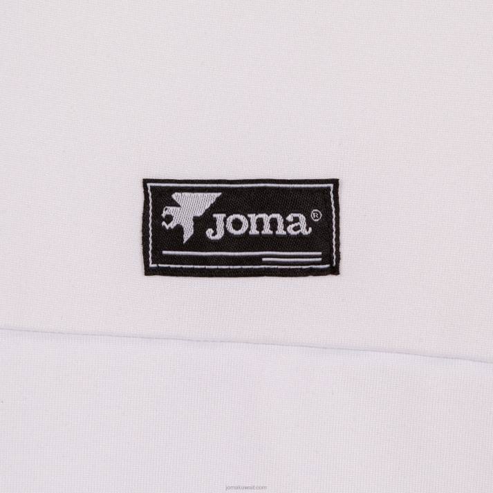 Joma 82P4R2195 أبيض كسر قميص من النوع الثقيل نحيف