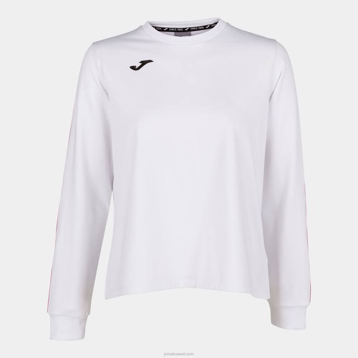 Joma 82P4R2195 أبيض كسر قميص من النوع الثقيل نحيف