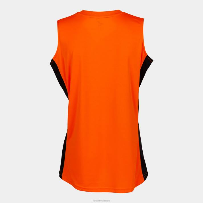 Joma 82P4R2210 برتقالي أسود تي شيرت بلا أكمام كانشا ​​الثالث نحيف