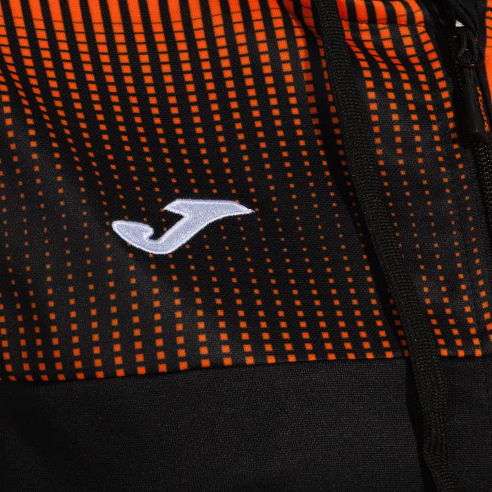 Joma 82P4R2216 برتقالة سوداء سترة مقنعين صديقة للبيئة سوبرنوفا نحيف