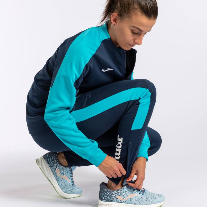 Joma 82P4R2220 الأزرق الداكن الفيروز الفلوريسنت بطولة رياضية صديقة للبيئة نحيف