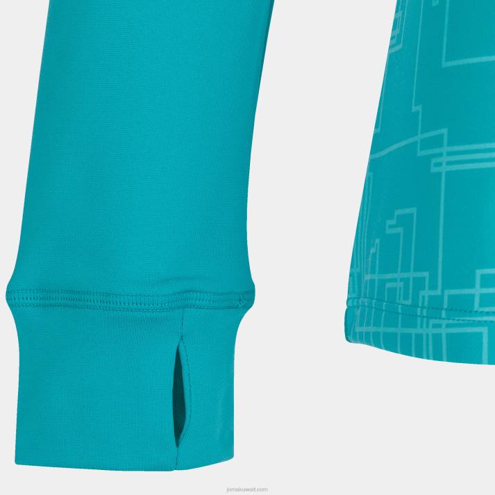 Joma 82P4R2229 الفيروز قميص من النوع الثقيل النخبة الثامن نحيف