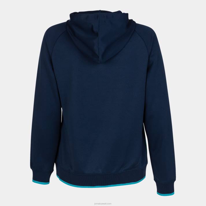 Joma 82P4R2231 الأزرق الداكن الفيروز الفلوريسنت سترة سوبرنوفا مقنعين III نحيف