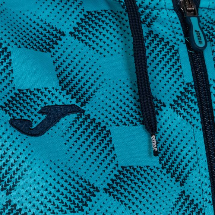 Joma 82P4R2231 الأزرق الداكن الفيروز الفلوريسنت سترة سوبرنوفا مقنعين III نحيف