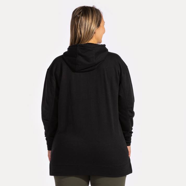 Joma 82P4R2248 أسود دافني سترة مقنعين نحيف