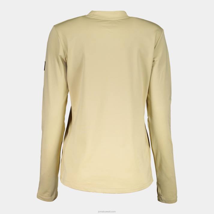 Joma 82P4R2252 اللون البيج مستكشف قميص طويل الأكمام نحيف