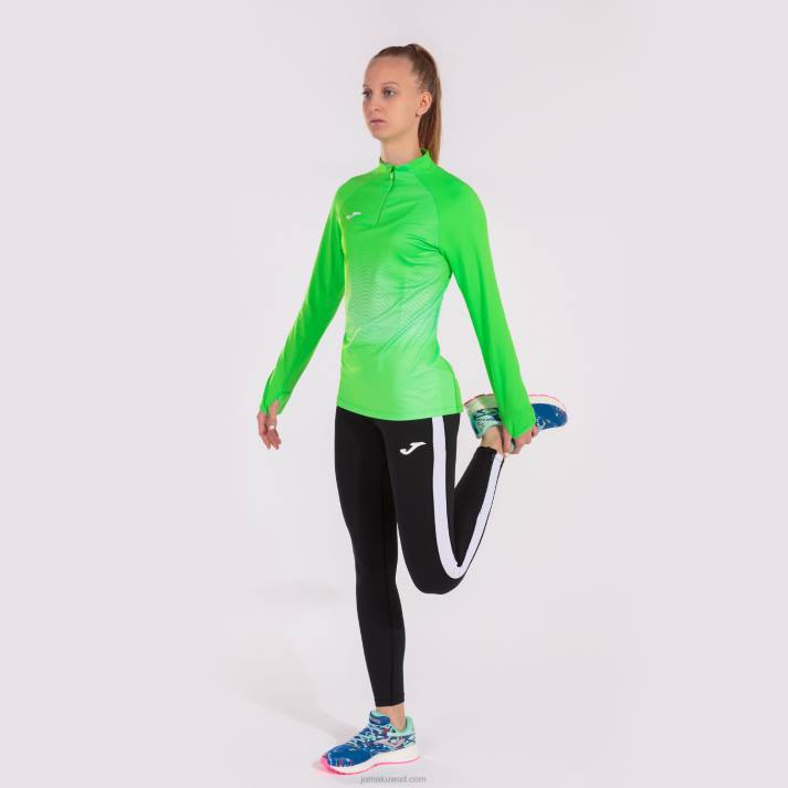 Joma 82P4R2255 الفلورسنت الأخضر الأبيض قميص من النوع الثقيل النخبة السابع نحيف