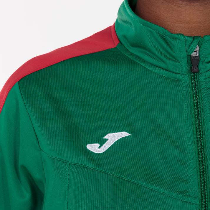 Joma 82P4R2256 أخضر أحمر بطولة سترة الرابع نحيف