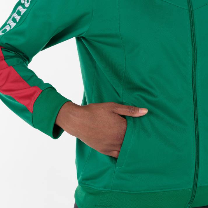 Joma 82P4R2256 أخضر أحمر بطولة سترة الرابع نحيف