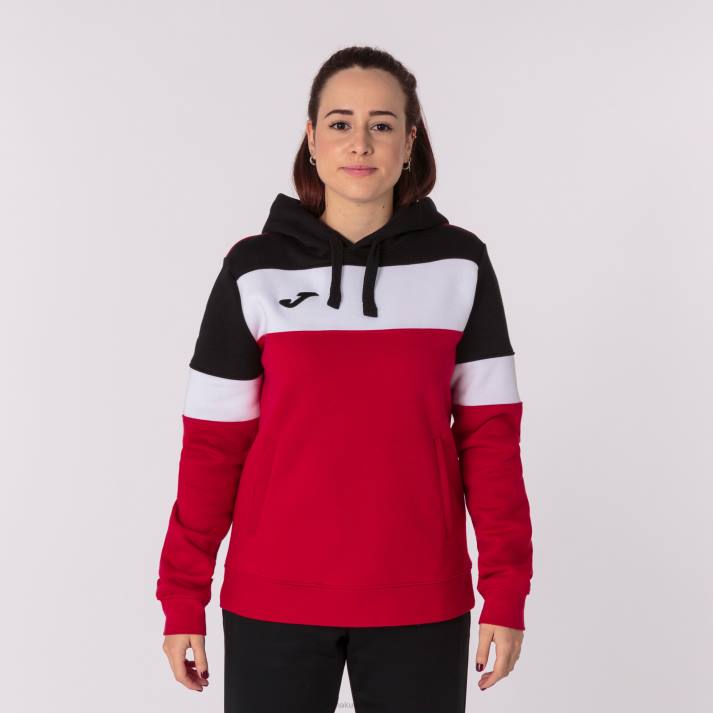 Joma 82P4R2260 أحمر أسود أبيض طاقم سترة مقنعين رابعا نحيف