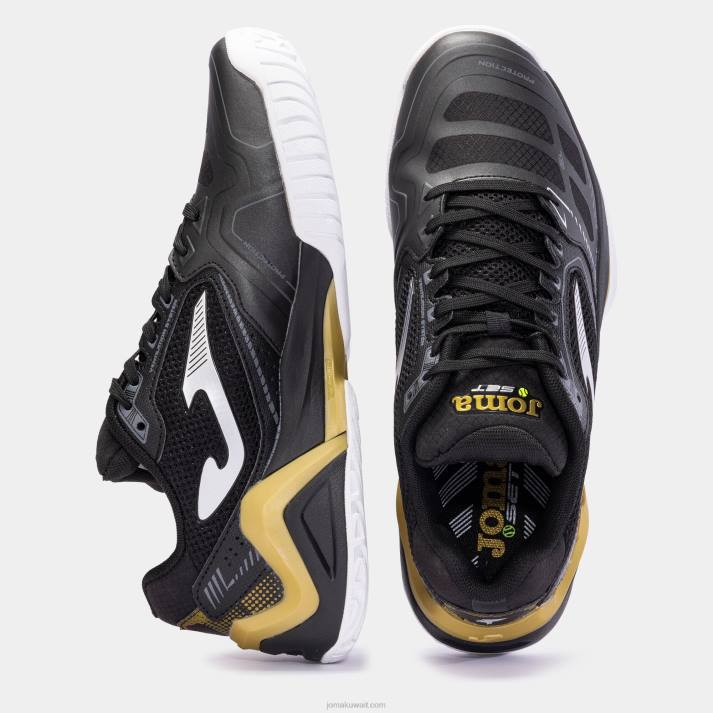 Joma 82P4R2273 أسود أحذية تي مجموعة 23 محكمة صلبة نحيف