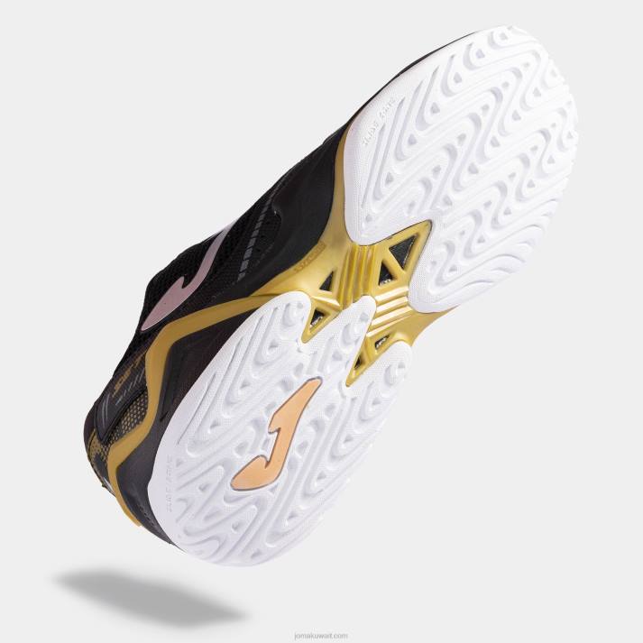 Joma 82P4R2273 أسود أحذية تي مجموعة 23 محكمة صلبة نحيف