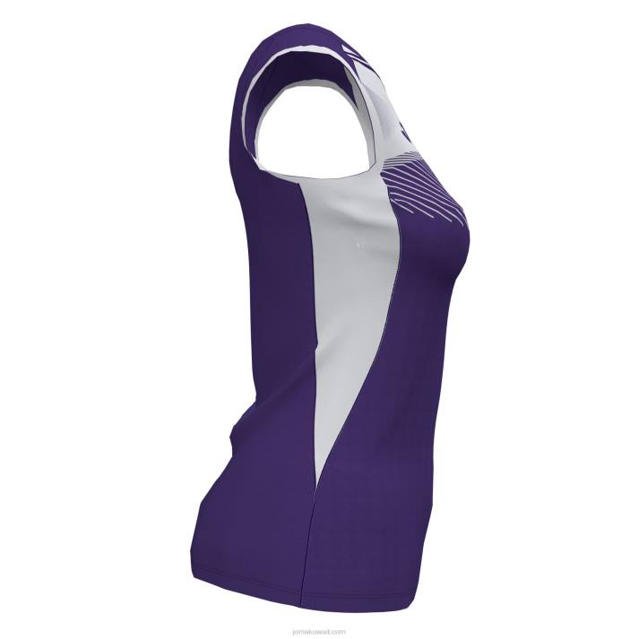 Joma 82P4R2293 أبيض أرجواني تي شيرت بدون أكمام سوبرنوفا الثاني نحيف