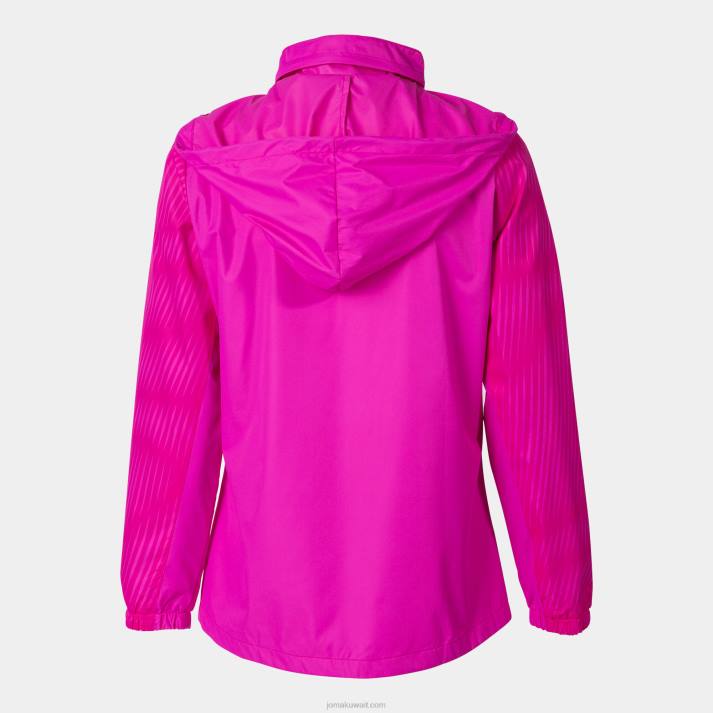Joma 82P4R2295 الفلورسنت الوردي Rainjacket مونتريال نحيف