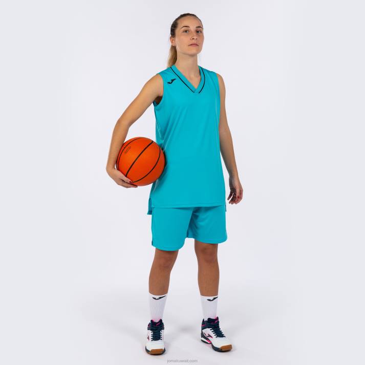 Joma 82P4R2297 الفلورسنت الفيروز الأسود تعيين أتلانتا نحيف