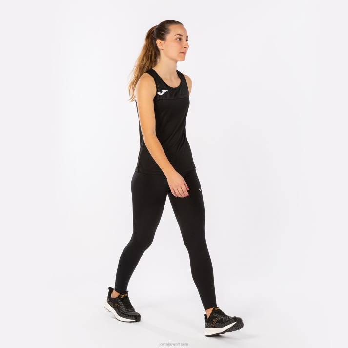 Joma 82P4R2298 أسود دبابة قمة مونتريال نحيف