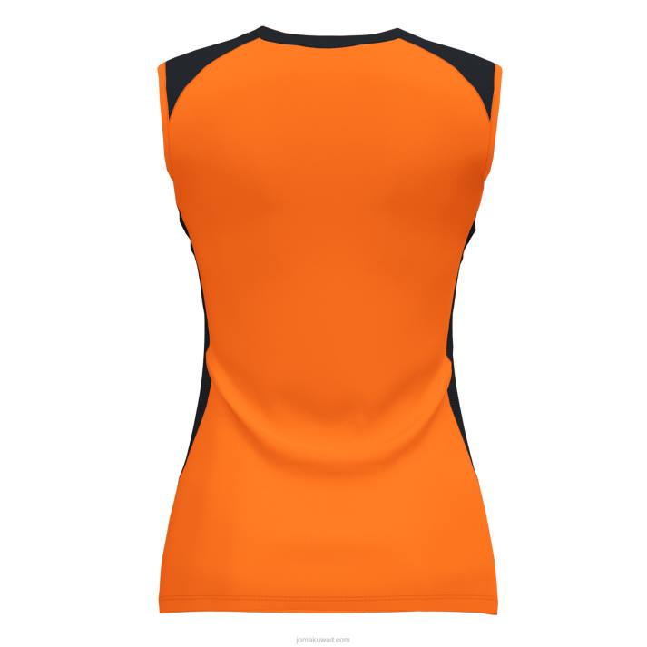 Joma 82P4R2308 برتقالي أسود تي شيرت بدون أكمام سوبرنوفا الثاني نحيف