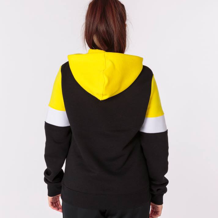 Joma 82P4R2309 أسود أصفر أبيض طاقم سترة مقنعين رابعا نحيف