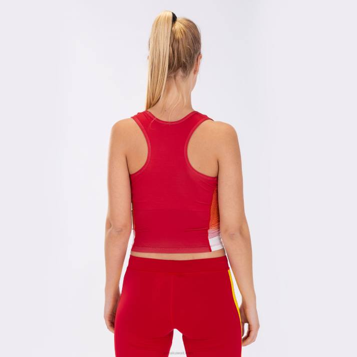 Joma 82P4R2315 أحمر أبيض أصفر النخبة أعلى الخزان السابع نحيف