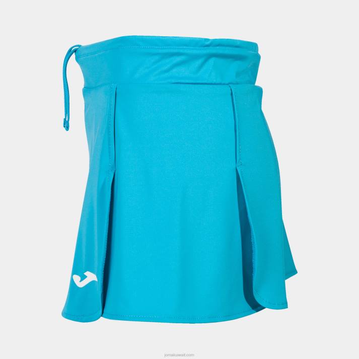 Joma 82P4R2317 الفيروز الفلوري تنورة مفتوحة ثانيا نحيف